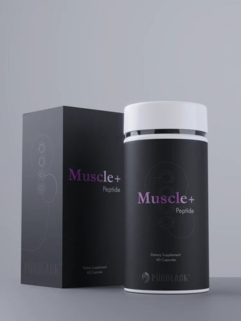 Purblack Muscle+ Peptide Capsules for muscle recovery and strength