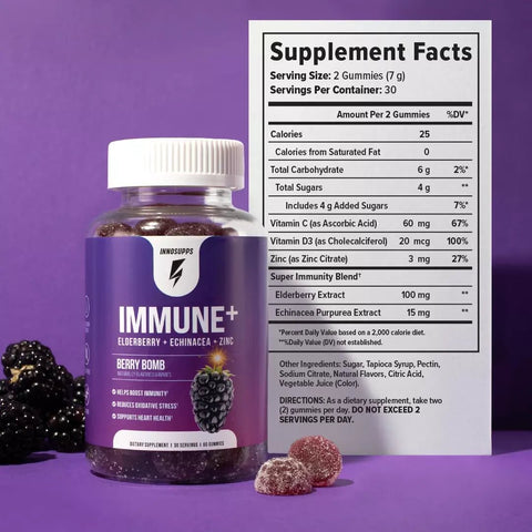IMMUNE+ GUMMIES - TRL NUTRITIONInno Supps