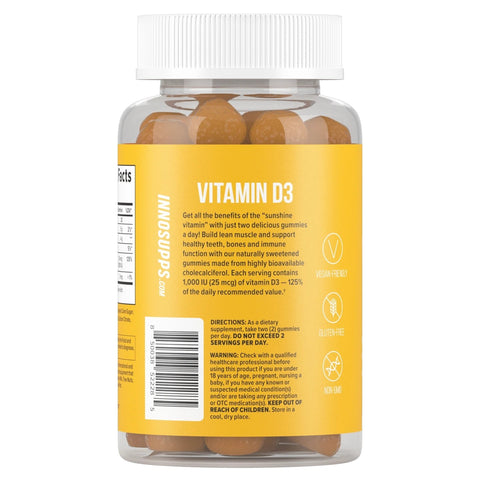 VITAMIN D3 GUMMIES - TRL NUTRITIONInno Supps