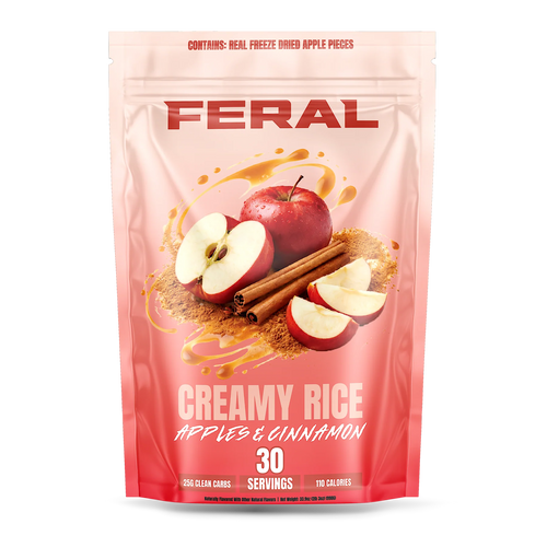 FERAL Creamy Rice | Flavoured Cream of Rice, 30 Servings