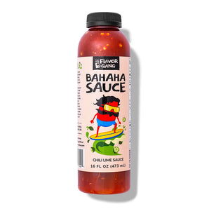 The Flavor Gang Bahaha chilli lime sauce, 473 ml bottle