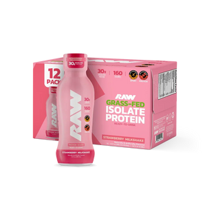 RAW Nutrition Protein Isolate RTD - Strawberry Milkshake Raw Nutrition
