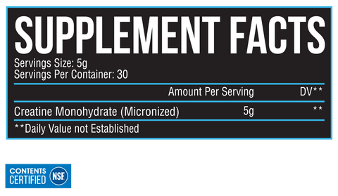 Creatine Monohydrate: INRx