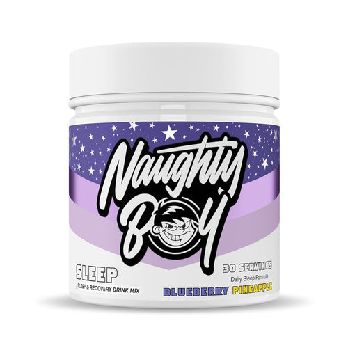 Naughty Boy Sleep, Blueberry Pineapple flavour, tub