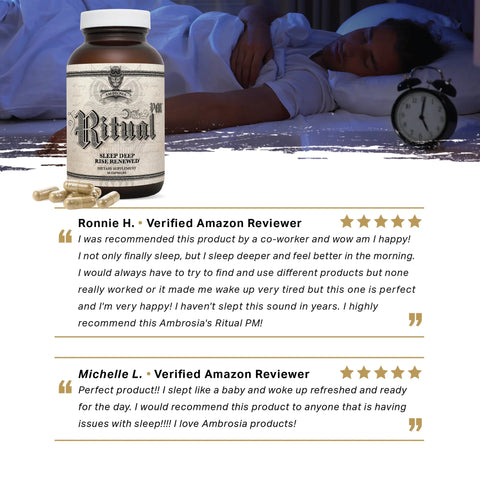 RITUAL-PM™ SLEEP DEEP, RISE RENEWED by Ambrosia Collective - TRL NUTRITIONAmbrosia Collective